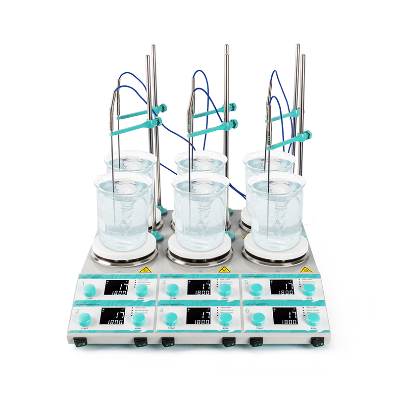 YL-KMS-406加熱型多工位磁力攪拌器