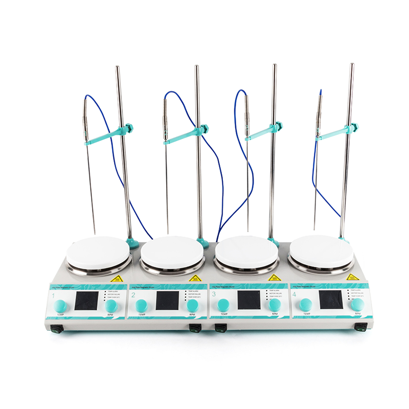 YL-KMS-404加熱型多工位磁力攪拌器